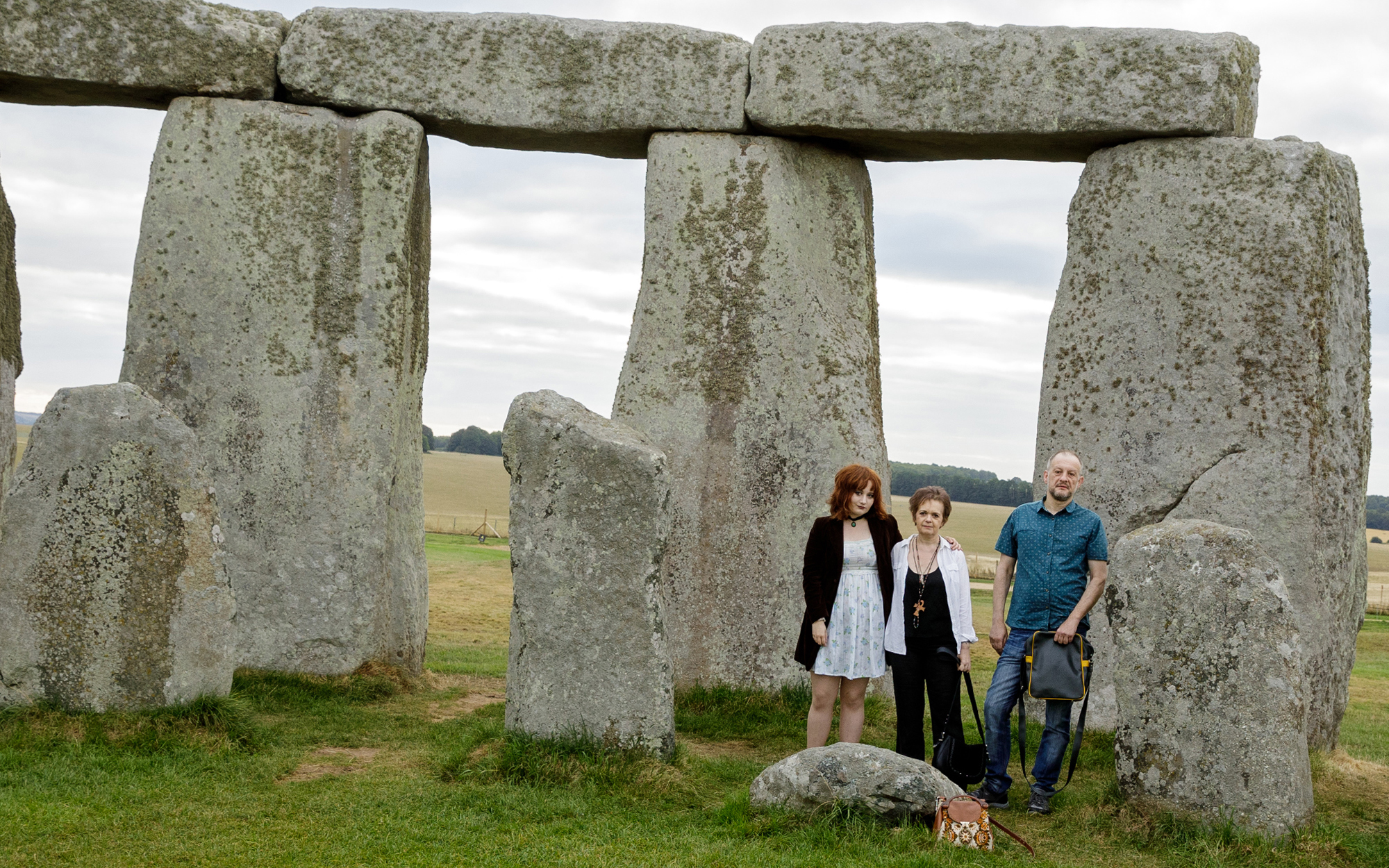 Susan Lane today with daughter and husband