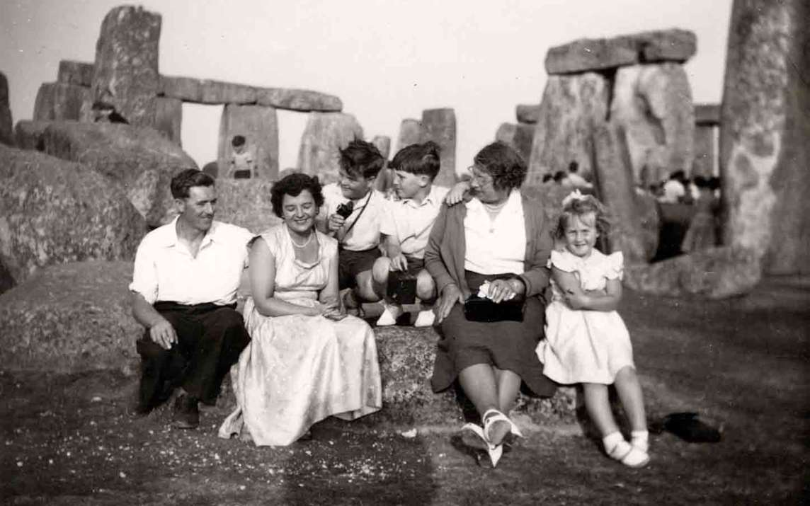 Lesley Tweed's family, c. 1955