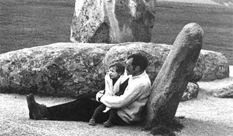 Taney Roniger and her father, 1971 Taney Roniger and her father, 1971