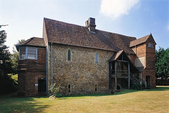 View of Temple Manor from the north-east