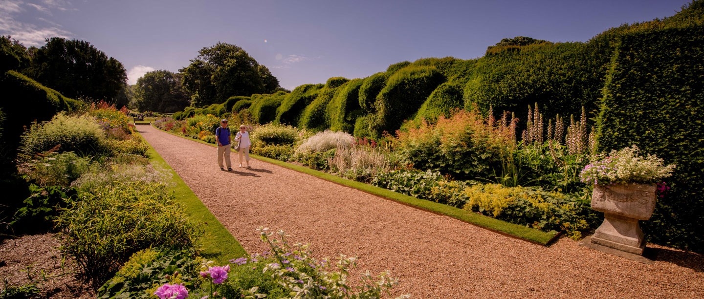 A view along the planting of Walmer's Broadwalk garden.