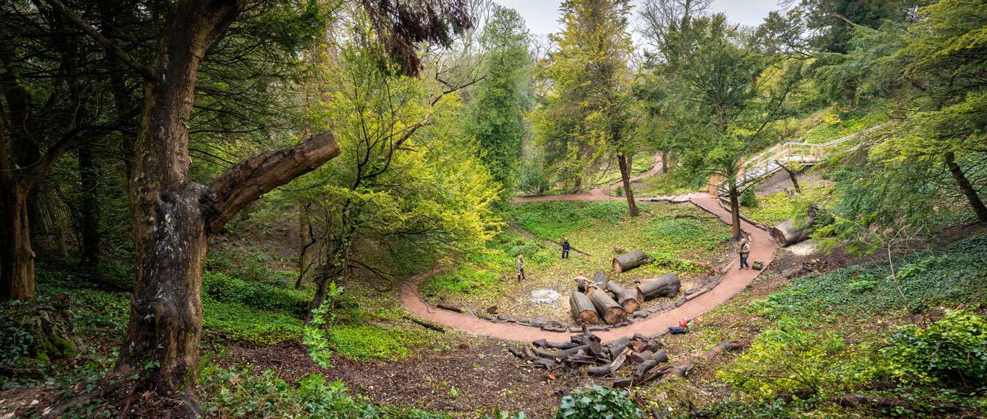 Work underway on the new Glen, open from the end of April 2019.