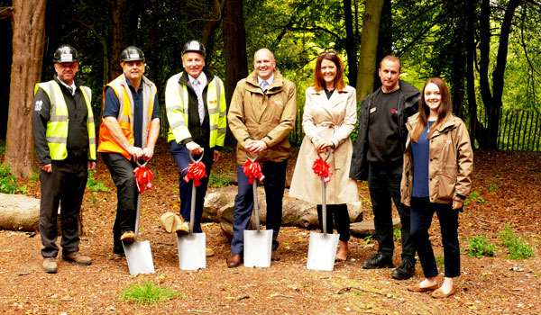 Walmer Castle management team pose with Walker Construction Walmer Castle management team pose with Walker Construction