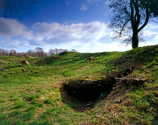 The remains of the cotswold Severn barrow at Rodmarton