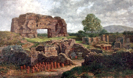 'The Ruins of Uriconium' at Wroxeter Roman City, by Thomas Prytharch 'The Ruins of Uriconium' at Wroxeter Roman City, by Thomas Prytharch