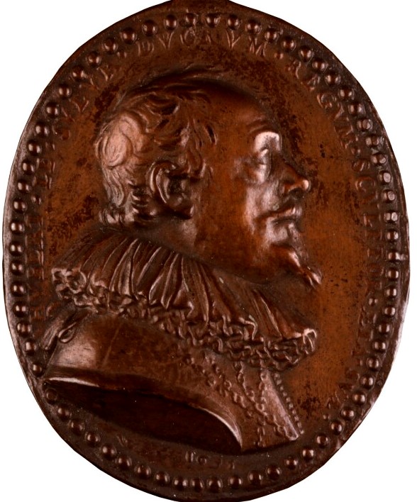 An electrotype of a medal attributed to Claude Warin depicting Hubert Le Sueur