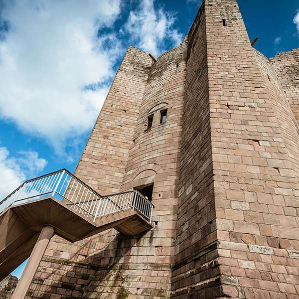 CONISBROUGH CASTLE, SOUTH YORKSHIRE