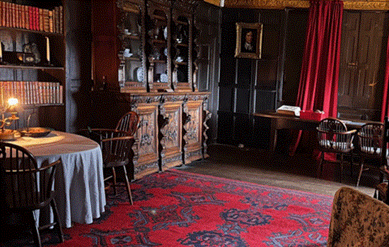 The interior of a drawing room Boscobel House.  The interior of a drawing room Boscobel House.